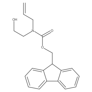 (9H-fluoren-9-yl)methyl N-(2-hydroxyethyl)-N-(prop-2-en-1-yl)carbamate Structure