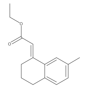 ethyl 2-[(1Z)-7-methyl-1,2,3,4-tetrahydronaphthalen-1-ylidene]acetate Structure