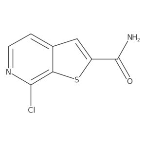 7-Chlorothieno[2,3-c]pyridine-2-carboxamide结构式