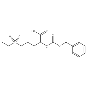 2-{[(Benzyloxy)carbonyl]amino}-5-(ethanesulfonyl)pentanoic acid Structure