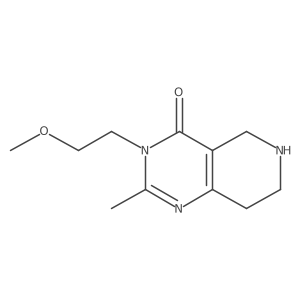 3-(2-Methoxyethyl)-2-methyl-5,6,7,8-tetrahydropyrido[4,3-d]pyrimidin-4(3H)-one Structure