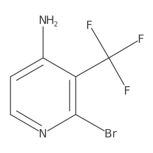 2-Bromo-3-(trifluoromethyl)pyridin-4-amine Structure