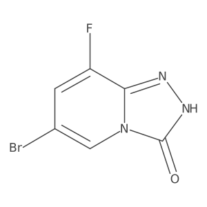 6-bromo-8-fluoro-[1,2,4]triazolo[4,3-a]pyridin-3(2H)-one Structure