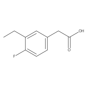 2-(3-Ethyl-4-fluorophenyl)acetic acid结构式