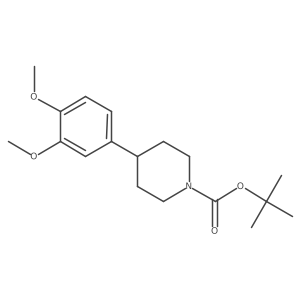 Tert-butyl 4-(3,4-dimethoxyphenyl)piperidine-1-carboxylate Structure