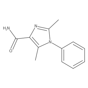2,5-Dimethyl-1-phenyl-1H-imidazole-4-carboxamide Structure