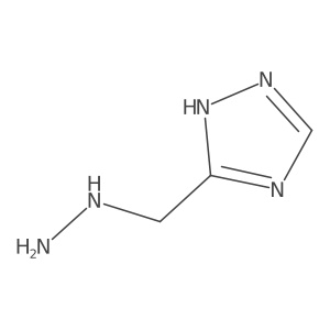 3-(hydrazinylmethyl)-1H-1,2,4-triazole Structure