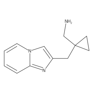 [1-({Imidazo[1,2-a]pyridin-2-yl}methyl)cyclopropyl]methanamine Structure