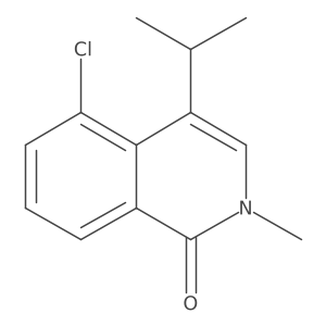 5-Chloro-4-isopropyl-2-methylisoquinolin-1(2H)-one结构式
