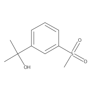 2-(3-Methanesulfonylphenyl)propan-2-ol结构式