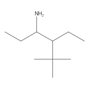 3-Hexanamine, 4-ethyl-5,5-dimethyl- Structure