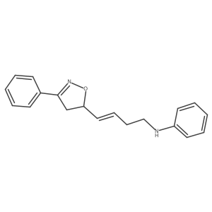 (E)-N-(4-(3-Phenyl-4,5-dihydroisoxazol-5-yl)but-3-en-1-yl)aniline Structure