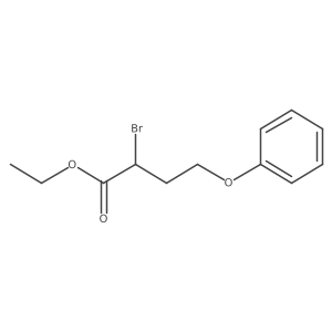 Ethyl 2-bromo-4-phenoxybutanoate Structure
