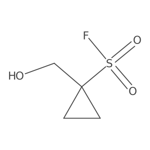 1-(Hydroxymethyl)cyclopropane-1-sulfonyl fluoride结构式