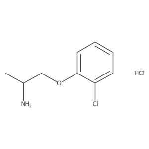 1-(2-Chlorophenoxy)propan-2-amine hydrochloride结构式