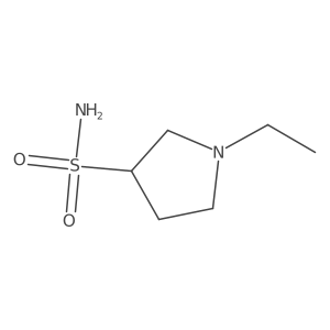 1-Ethyl-3-pyrrolidinesulfonamide Structure