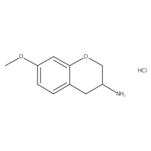 (S)-7-Methoxychroman-3-amine hcl结构式