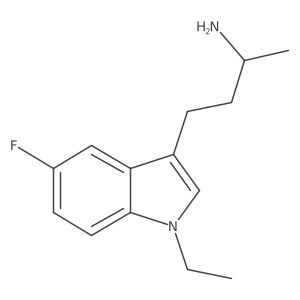 4-(1-ethyl-5-fluoro-1H-indol-3-yl)butan-2-amine Structure