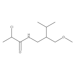 2-chloro-N-[2-(methoxymethyl)-3-methylbutyl]propanamide Structure