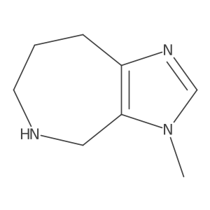3-methyl-3H,4H,5H,6H,7H,8H-imidazo[4,5-c]azepine Structure