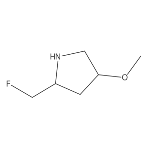 (2R,4R)-2-(fluoromethyl)-4-methoxypyrrolidine Structure