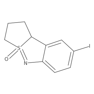 8-Iodo-1,2,3,9B-tetrahydrobenzo[C]thieno[2,1-E]isothiazole 4-oxide结构式