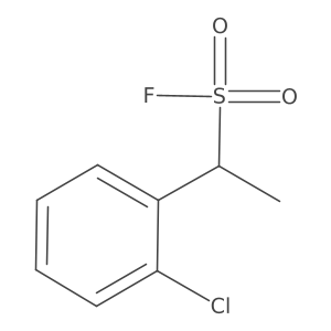 1-(2-Chlorophenyl)ethane-1-sulfonyl fluoride结构式