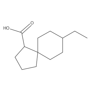 8-Ethylspiro[4.5]decane-1-carboxylic acid Structure