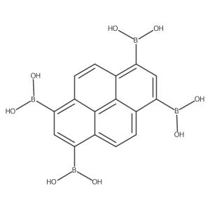 Pyrene-1,3,6,8-tetrayltetraboronic acid Structure