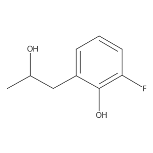 2-fluoro-6-[(2S)-2-hydroxypropyl]phenol Structure