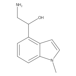 (1R)-2-amino-1-(1-methyl-1H-indol-4-yl)ethan-1-ol Structure