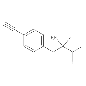 3-(4-Ethynylphenyl)-1,1-difluoro-2-methylpropan-2-amine Structure