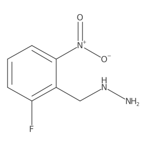 [(2-Fluoro-6-nitrophenyl)methyl]hydrazine Structure