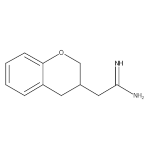 2-(3,4-dihydro-2H-1-benzopyran-3-yl)ethanimidamide结构式