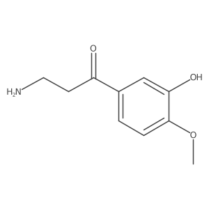 3-amino-1-(3-hydroxy-4-methoxy-phenyl)propan-1-one Structure