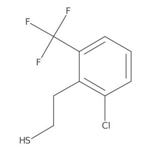2-[2-Chloro-6-(trifluoromethyl)phenyl]ethane-1-thiol Structure