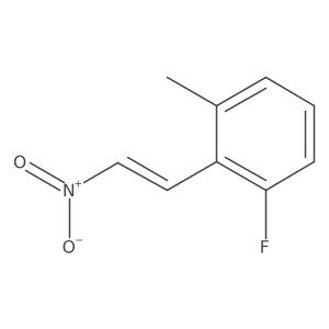 1-Fluoro-3-methyl-2-(2-nitroethenyl)benzene Structure