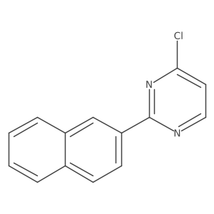 4-Chloro-2-(2-naphthalenyl)pyrimidine Structure