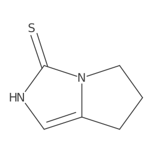 2,5,6,7-Tetrahydropyrrolo[1,2-c]imidazole-3-thione结构式