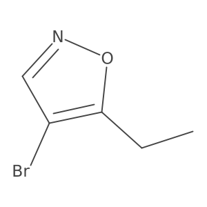 4-Bromo-5-ethyl-1,2-oxazole结构式