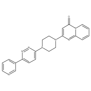 2-{4-[6-(pyridin-3-yl)pyridazin-3-yl]piperazin-1-yl}-4H-pyrido[1,2-a]pyrimidin-4-one Structure