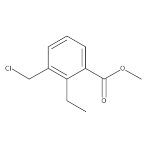 Methyl 3-(chloromethyl)-2-ethylbenzoate Structure