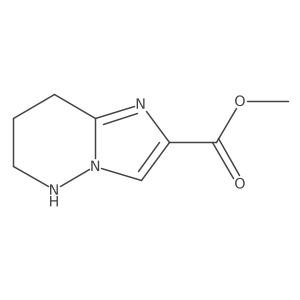Methyl 5,6,7,8-tetrahydroimidazo[1,2-b]pyridazine-2-carboxylate结构式