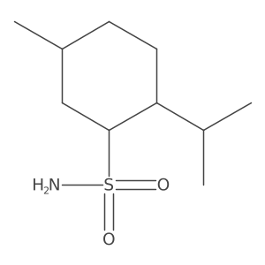 (1R,2S,5R)-5-methyl-2-(propan-2-yl)cyclohexane-1-sulfonamide Structure