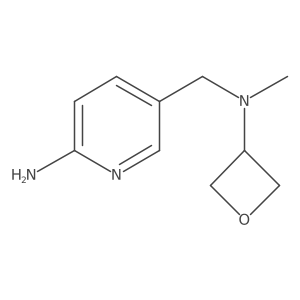 6-Amino-N-methyl-N-3-oxetanyl-3-pyridinemethanamine结构式