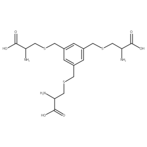 S,S',S''-(1,3,5-Benzenetriyltris(methylene))tris-L-cysteine结构式