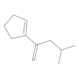 1-(1-Cyclopenten-1-yl)-3-methyl-1-butanone Structure