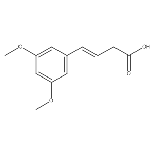 3-Butenoic acid, 4-(3,5-dimethoxyphenyl)-, (Z)- Structure