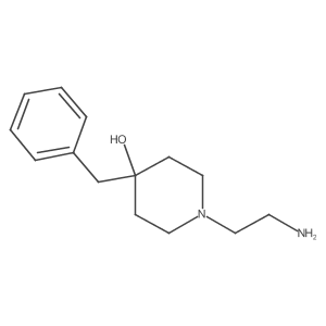 1-(2-Amino-ethyl)-4-benzyl-piperidin-4-ol结构式