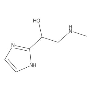 1-(1h-Imidazol-2-yl)-2-(methylamino)ethan-1-ol Structure